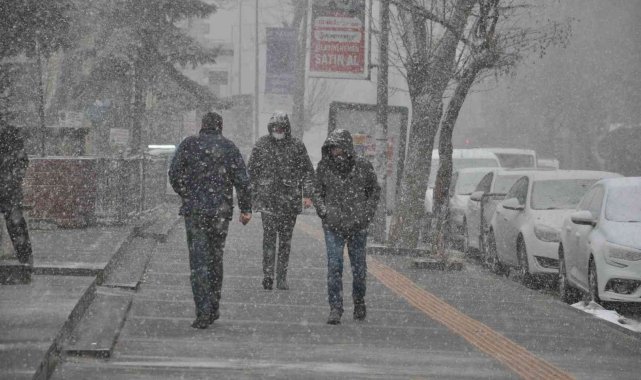 Kars'ta yoğun kar yağışı