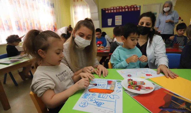 Kartal'da kreş öğrencileri parkların yapımında söz sahibi