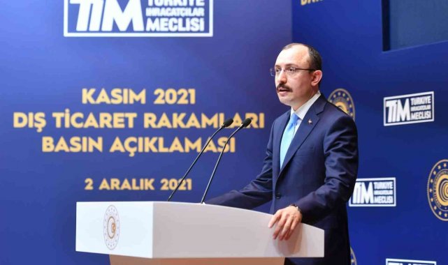 Kasımda 21,5 milyar dolarlık ihracatla cumhuriyet tarihinin rekoru kırıldı