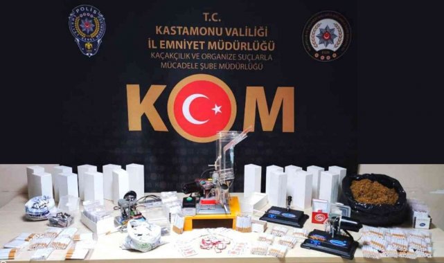 Kastamonu&#039;da kaçak tütün operasyonu