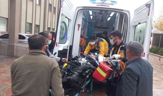 Kayalıklardan düşen çoban ateş alan tüfeğiyle ağır yaralandı