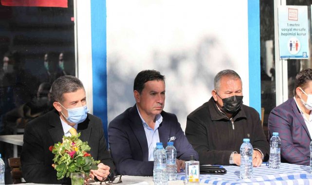 Kaymakam Bayar ve Başkan Aras Pınarlıbelen halkıyla bir araya geldi