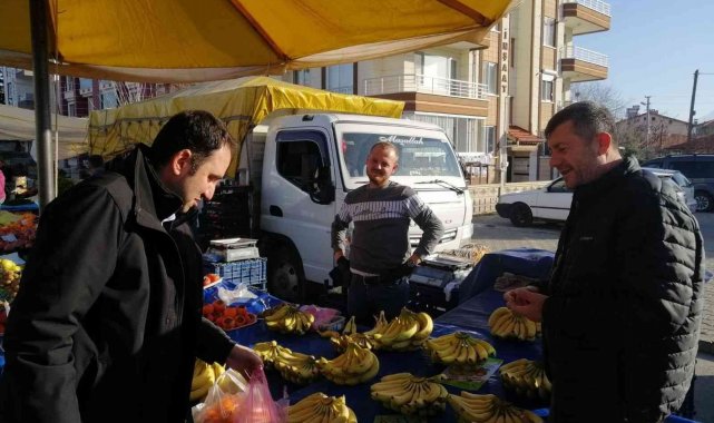 Kaymakam Bolat pazarcı esnafı ile bir araya geldi