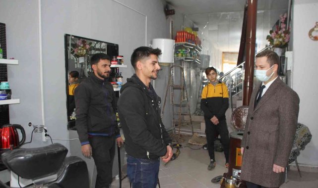 Kaymakam Demirer esnaf ziyareti gerçekleştirdi