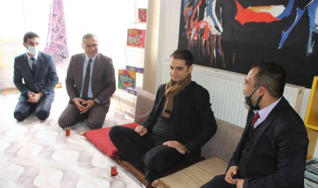 Kaymakam Güder kütüphane açılışı yaptı