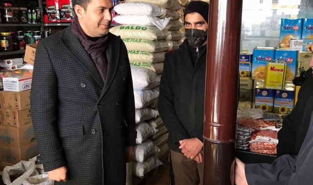 Kaymakam İlidi&#039;den esnaf ziyareti