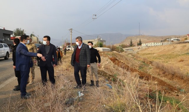 Kaymakam Tunç, Kurtuluş köyünde incelemelerde bulundu