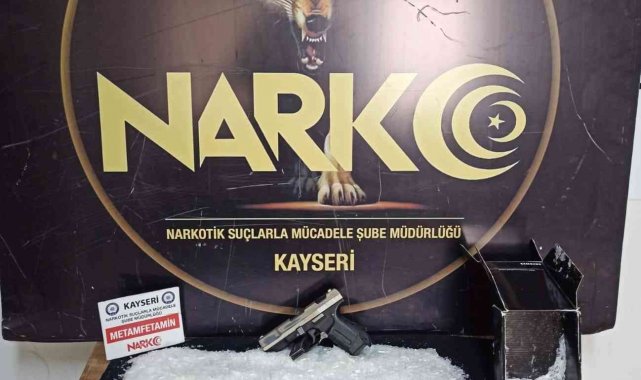 Kayseri'de 3 kilogram metamfetamin ele geçirildi