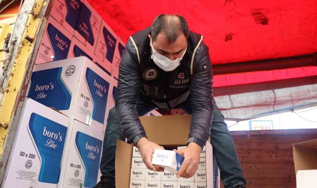 Kayseri'de milyonluk kaçak tütün operasyonu
