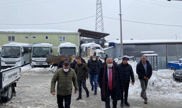 Kdz. Ereğli Belediyesi karla mücadelesini sürdürüyor