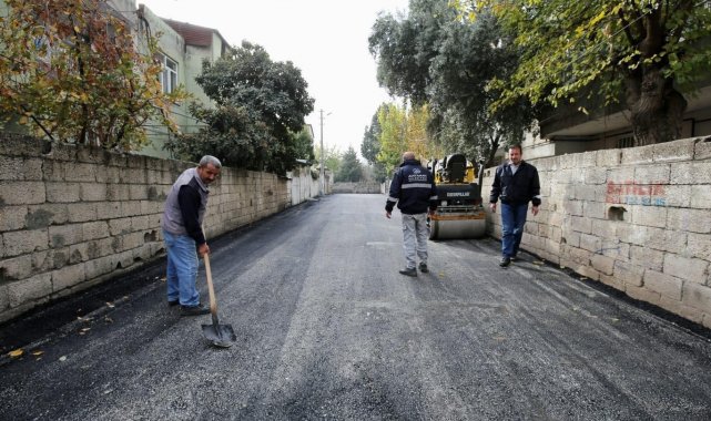 Kendi ürettiği asfaltı kullanmaya başladı