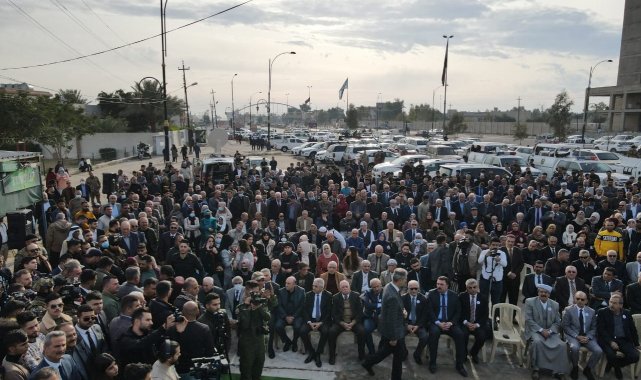 Kerkük'te Şehit Hüseyin Demirci'nin anısına dikilen heykelin açılışı yapıldı