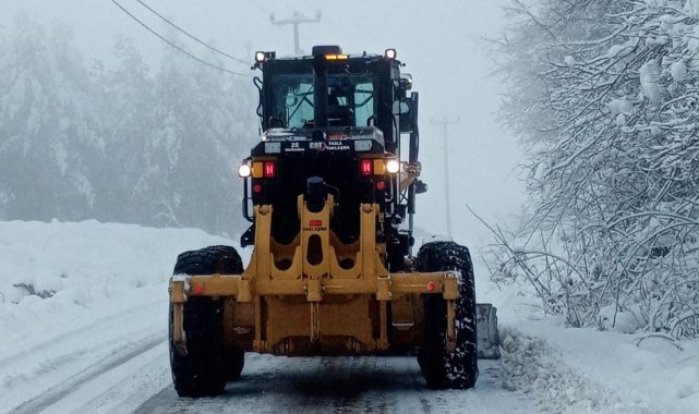 Kestel'de karla mücadele seferberliği