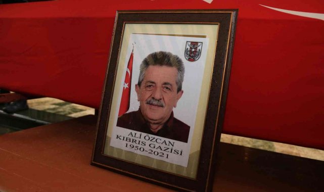 Kıbrıs gazisi son yolculuğuna uğurlandı