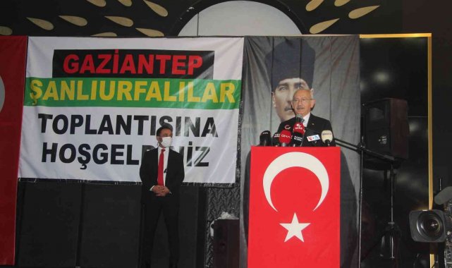 Kılıçdaroğlu, Gaziantep'teki Şanlıurfalılarla buluştu