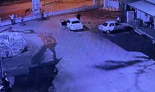 Kiralık araçla fıstık çalmak isteyen şüpheliler fark edilince kaçtı
