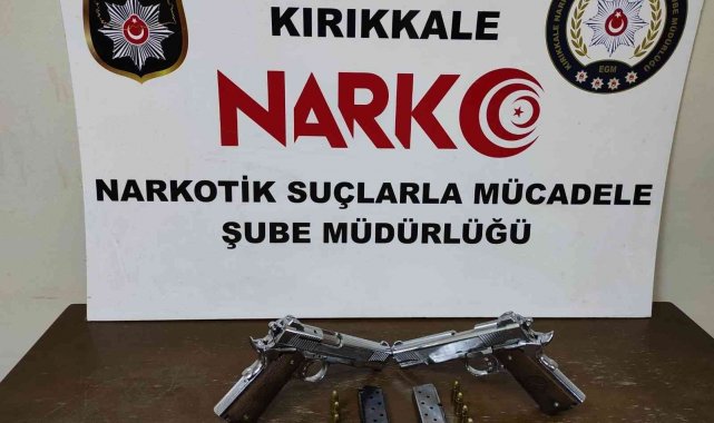 Kırıkkale&#039;de 2 adet ruhsatsız tabanca ele geçirildi