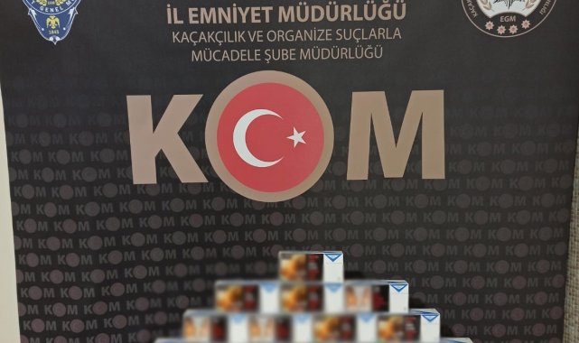 Kırıkkale'de 4 bin 800 adet makaron ele geçirildi