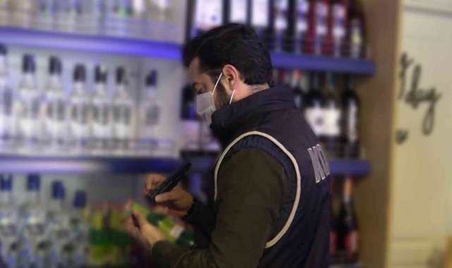 Kırıkkale'de eş zamanlı kaçak içki denetimi