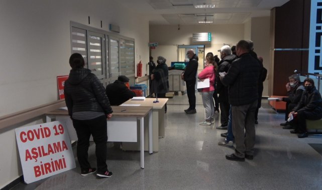 Kırklareli'de aşıya yoğun ilgi