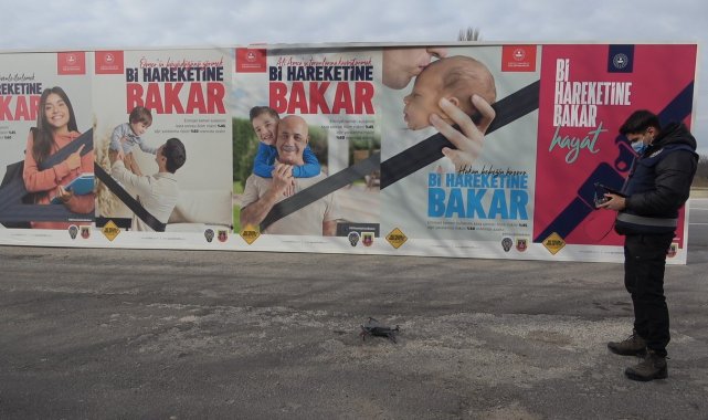 Kırklareli'de droneli denetimde kuralları ihlal eden sürücülere ceza yağdı