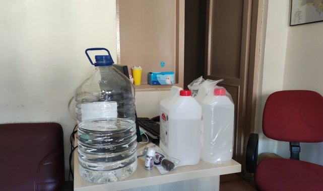 Kırklareli&#039;nde 645 litre kaçak içki ele geçirildi