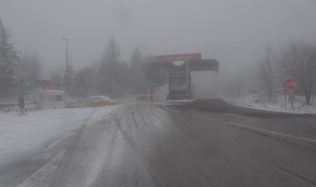 Kırklareli'nde kar kalınlığı 5 santimetreye ulaştı