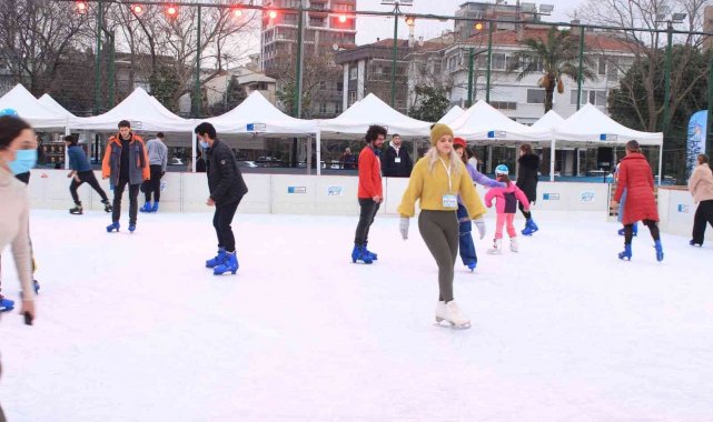 Kış festivali "Buzzfest" havadan görüntülendi