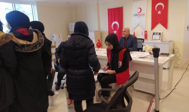 Kızılay'dan ihtiyaç sahibi öğrencilere kış desteği