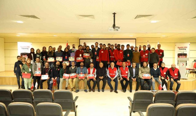 Kızılay'ın uluslararası acil sağlık müdahale birimi sahaya hazır