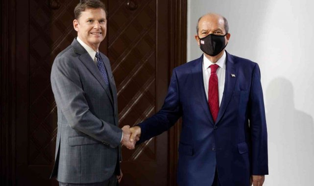 KKTC Cumhurbaşkanı Tatar, BM Kıbrıs Özel Temsilcisi Stewart'ı kabul etti