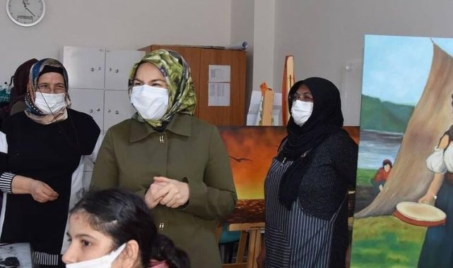 Kocasinanlı kadınlar, hem meslek öğreniyor hem de aile bütçesine katkı sağlıyor