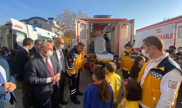 Konya'da Acil Sağlık Haftası kapsamında öğrenciler bilgilendirildi