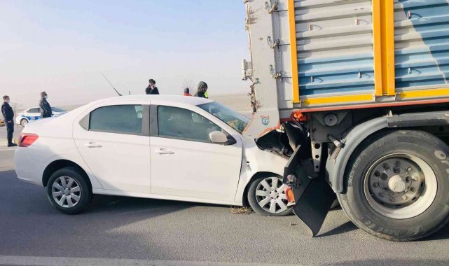 Konya'da kum fırtınası zincirleme kazaya sebep oldu: 7 yaralı