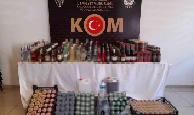 Konya'da yeni yıl öncesi kaçak içki operasyonu: 9 gözaltı