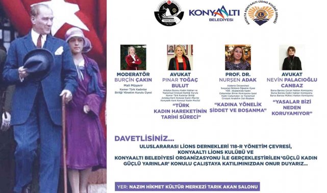 Konyaaltı'nda Güçlü Kadın Güçlü Yarınlar Çalıştayı