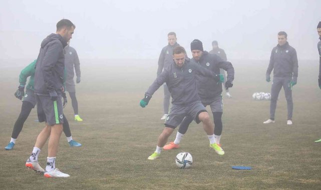 Konyaspor, Ümraniyespor maçı hazırlıklarını tamamladı