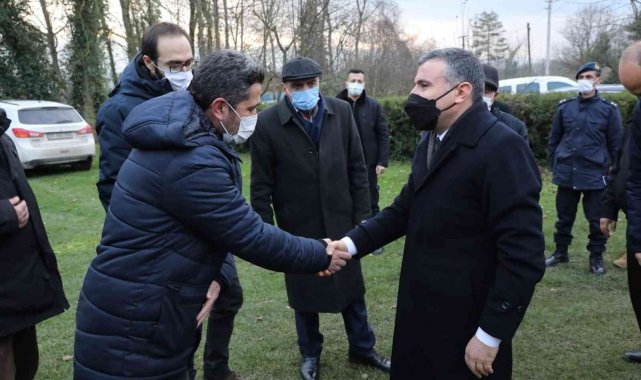 Korona virüsü yenik düşen muhtar son yolculuğuna uğurlandı