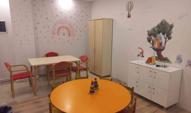 Koruyucu aile görüşme odaları yenilendi