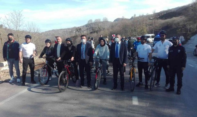 Kumru'da bisiklet yarış turnuvası