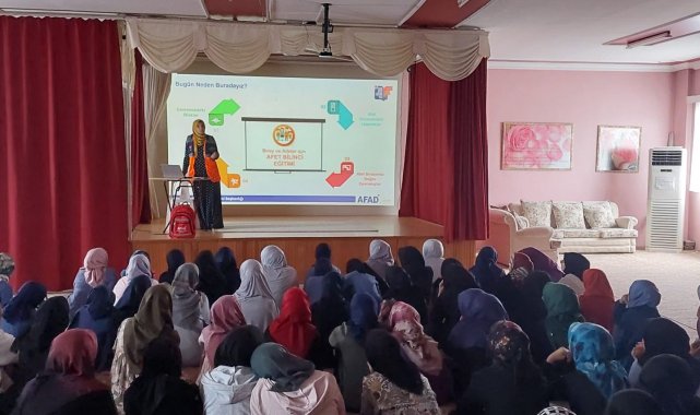 Kuran kurslarında afet eğitimi