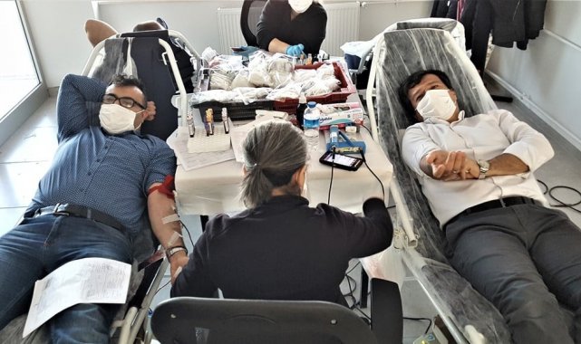 Kütahya Orman Bölge Müdürlüğü personelinde kan bağışına destek