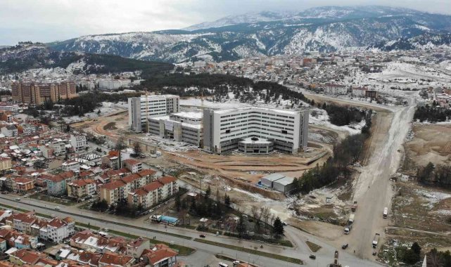 Kütahya Şehir Hastanesi betonarme işi tamamlandı