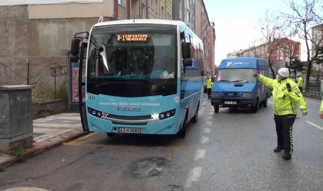 Kütahya'da zorunlu kış lastiği denetimi
