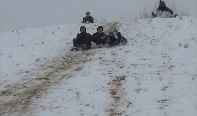 Kütahyalıların kayak keyfi