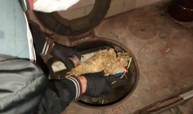 Kuzine soba içinden uyuşturucu çıktı