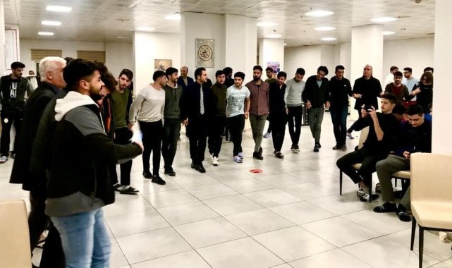 KYK yurdunda kalan öğrencilere moral akşamları