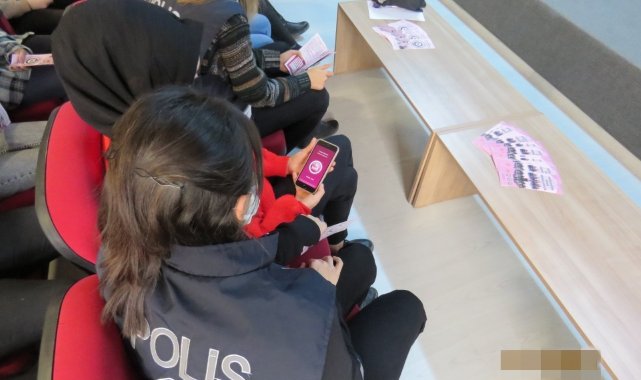 Lise öğrencilerine KADES anlatıldı