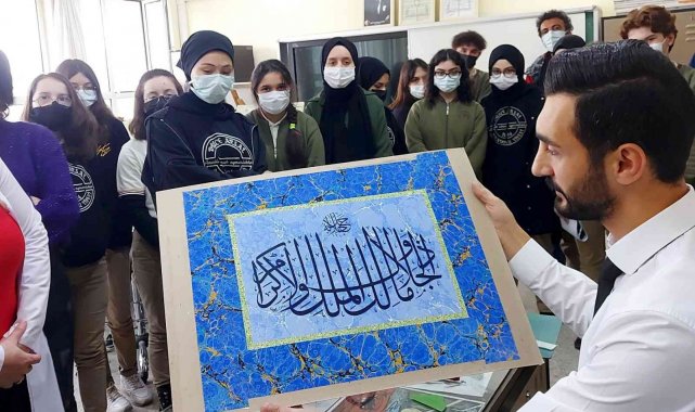 Liseli öğrencilere sanatsal bilgiler verildi