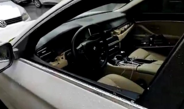 Lüks otomobilden 60 bin TL değerinde hırsızlık